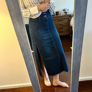 Maxi Denim Skirt